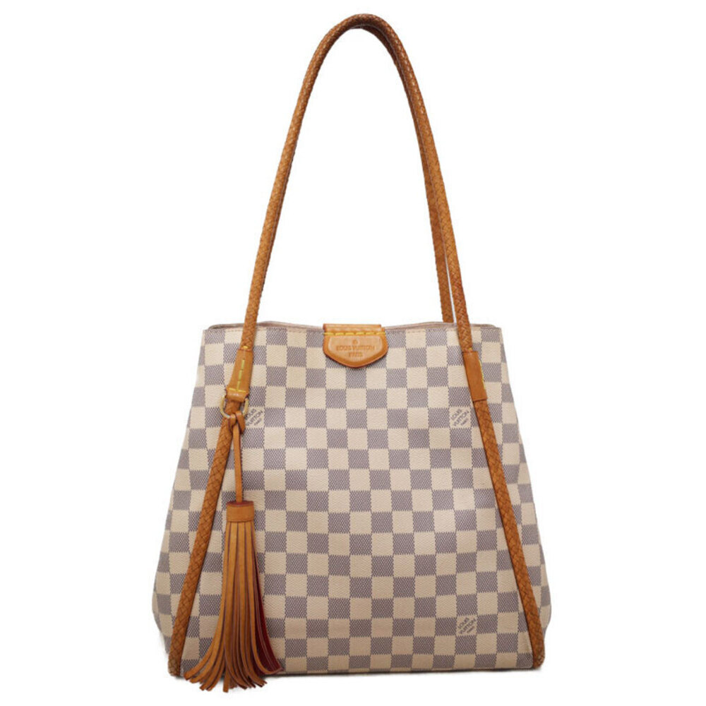 Louis Vuitton Damier Azur White Propriano Shoulder Bag